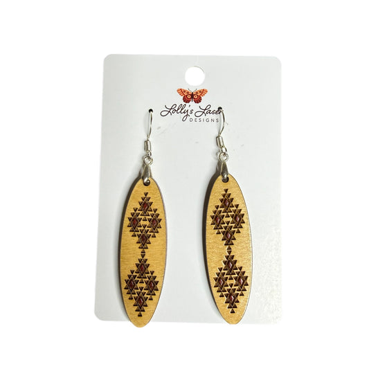 Aztec Dangle Earring