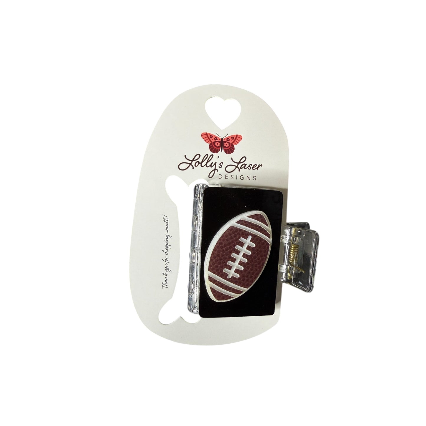 2” Sports Ball Hair Clips