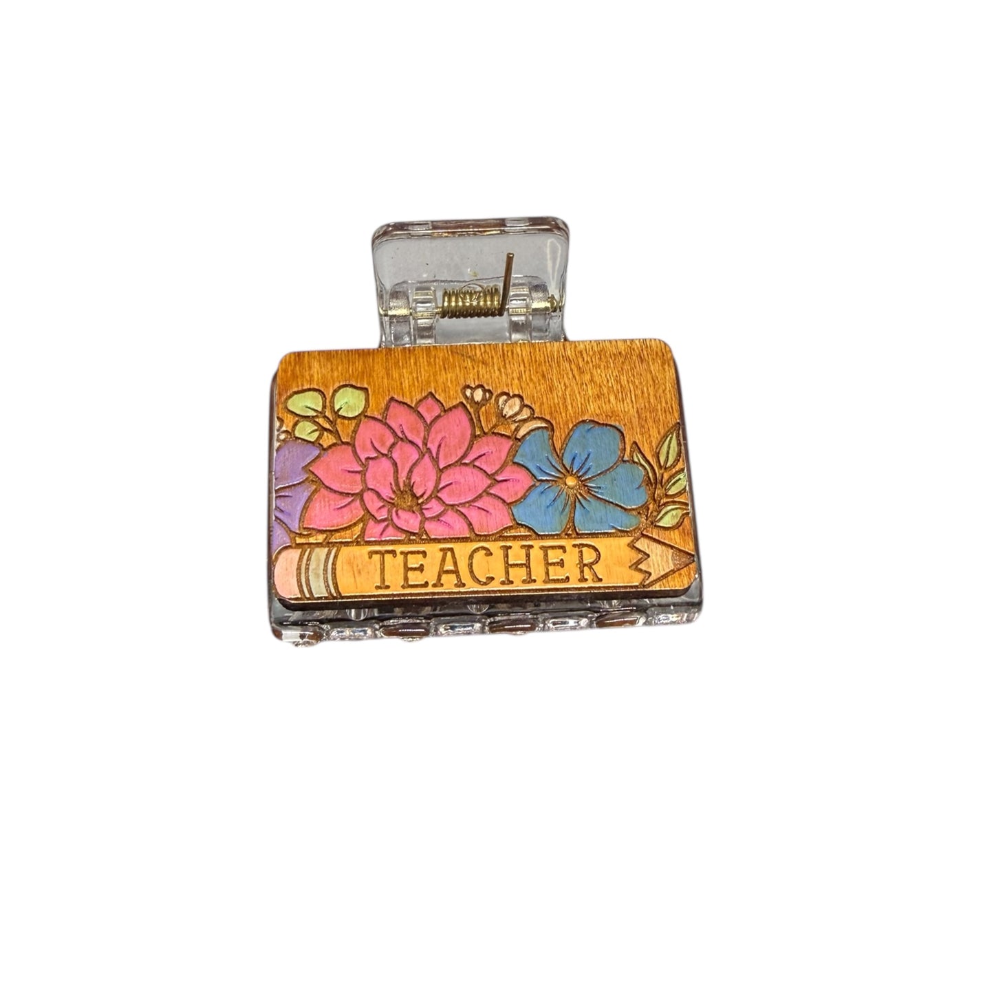 Teacher Pencil Hair Clip