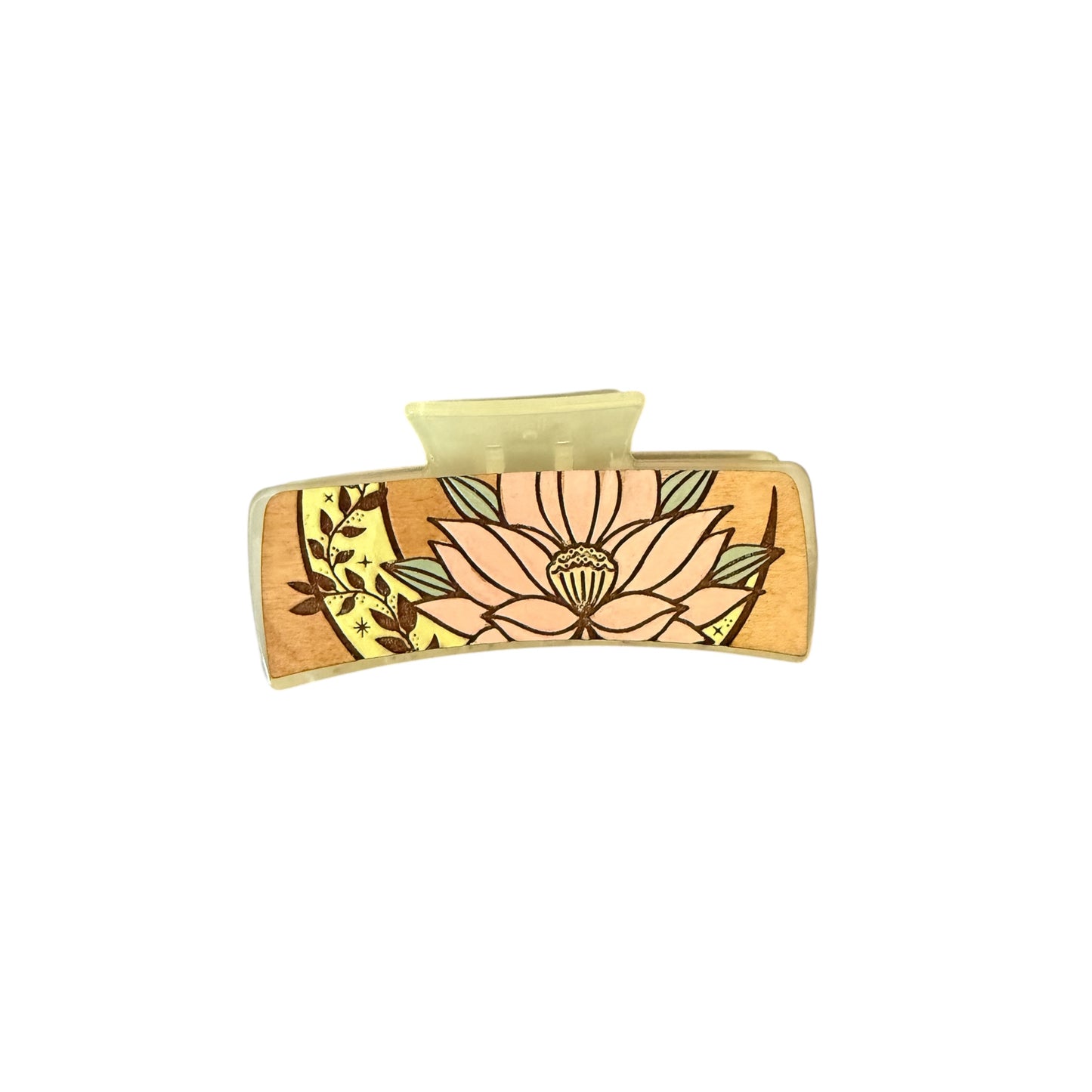 Lotus Moon Hair Clips