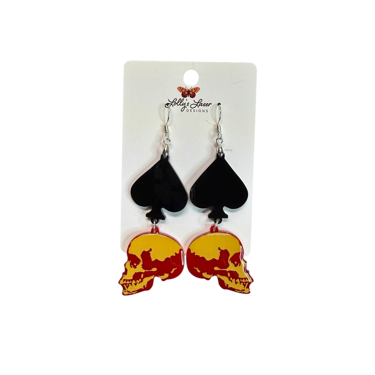 Spade & Skull Earrings