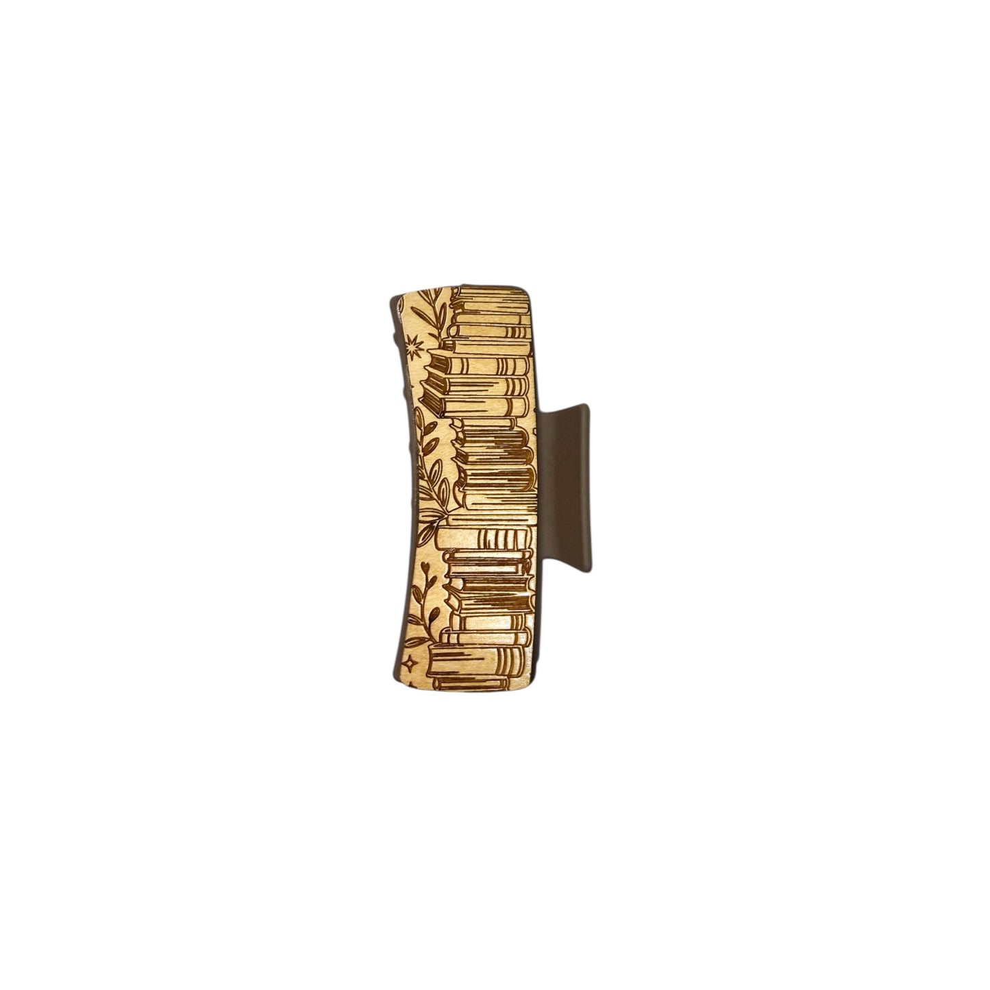 Library Lover 4” Hair Clip