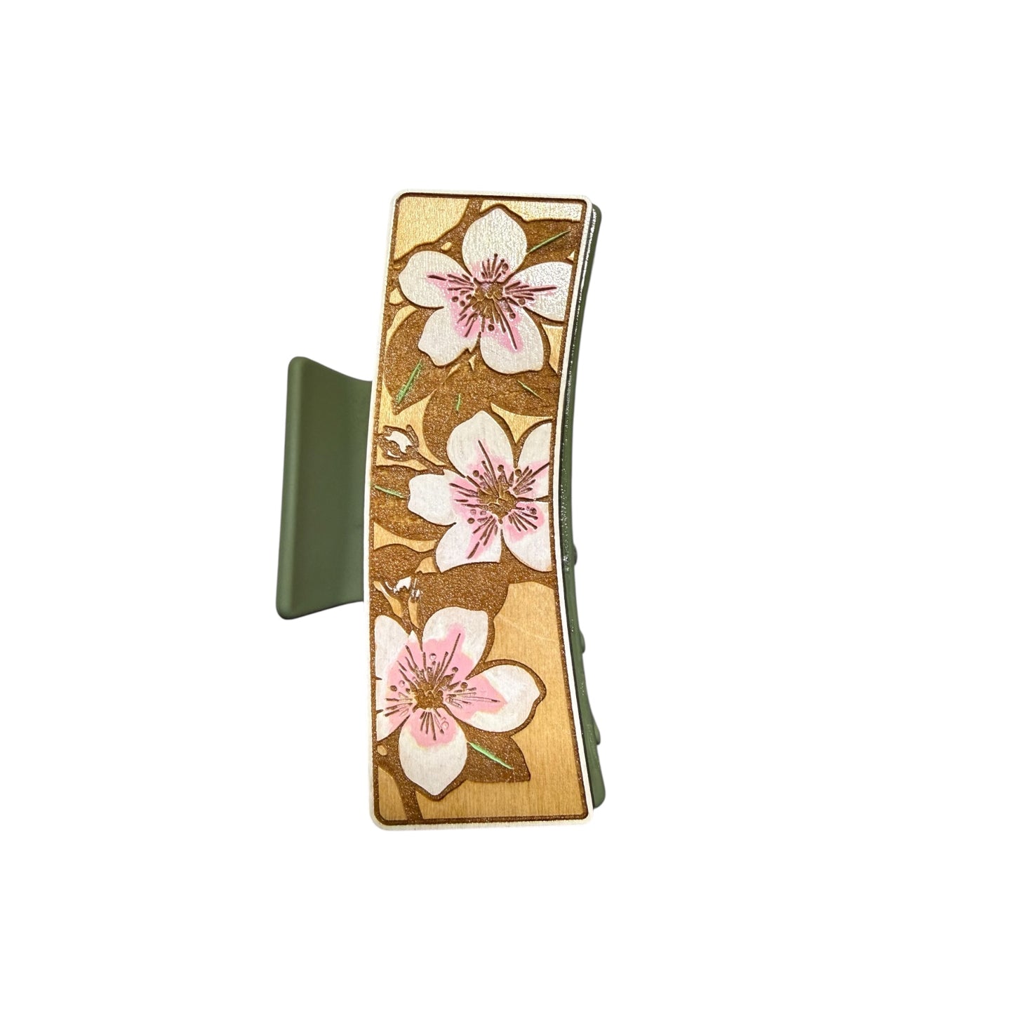 Apple Blossom Hair Clip