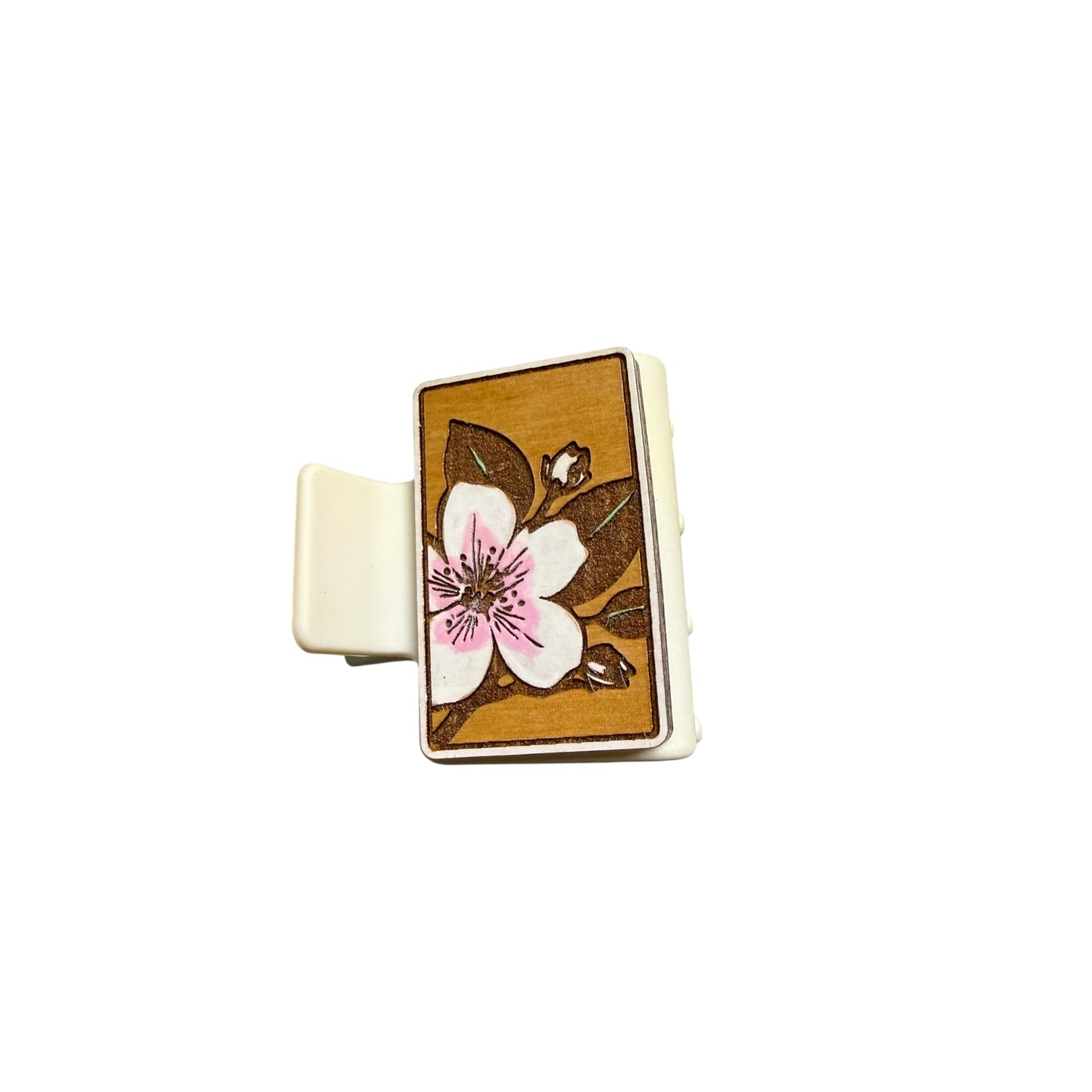 Apple Blossom Hair Clip