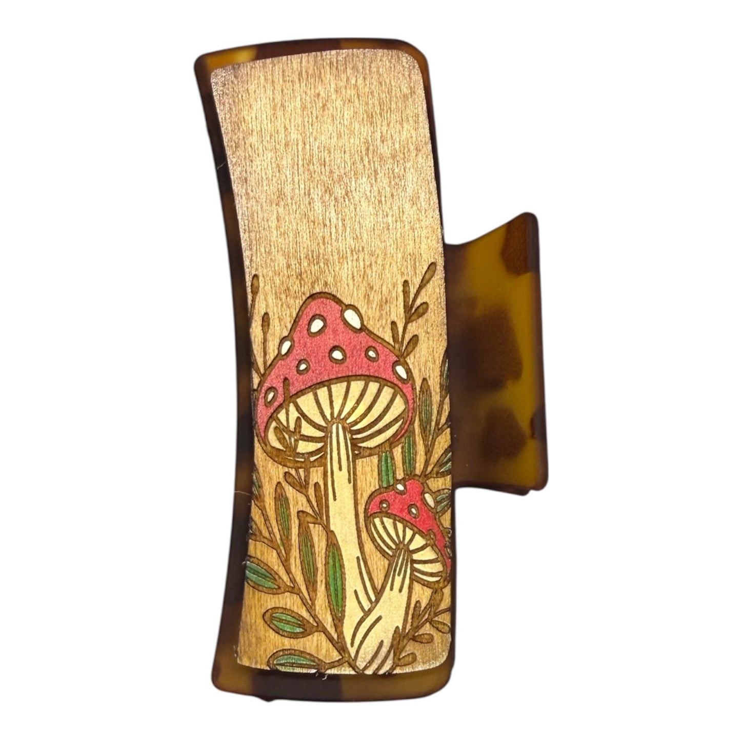 4” Mushroom Hair Clip