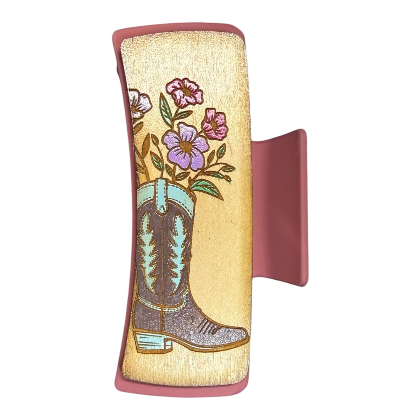 4” Cowboy Boot Hair Clip