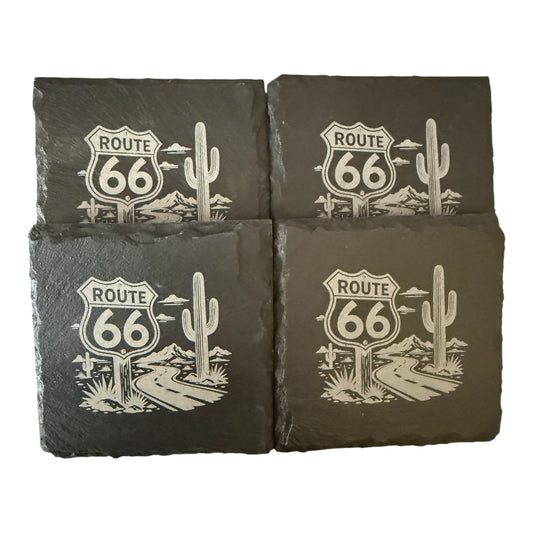 Route 66 Cactus Ornaments