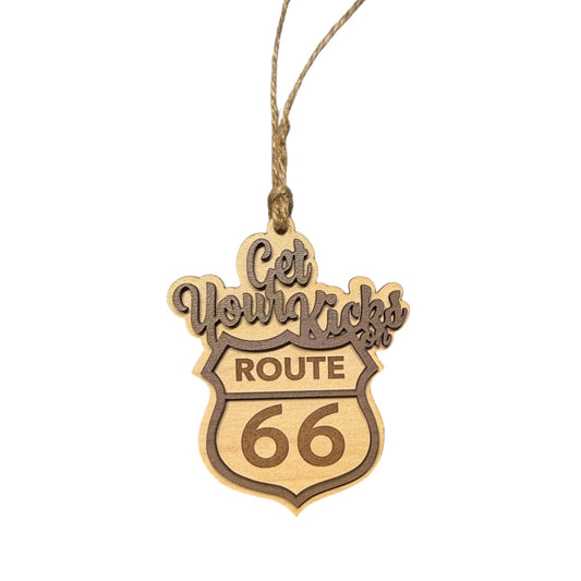 Get Your Kicks on Route 66 Ornament