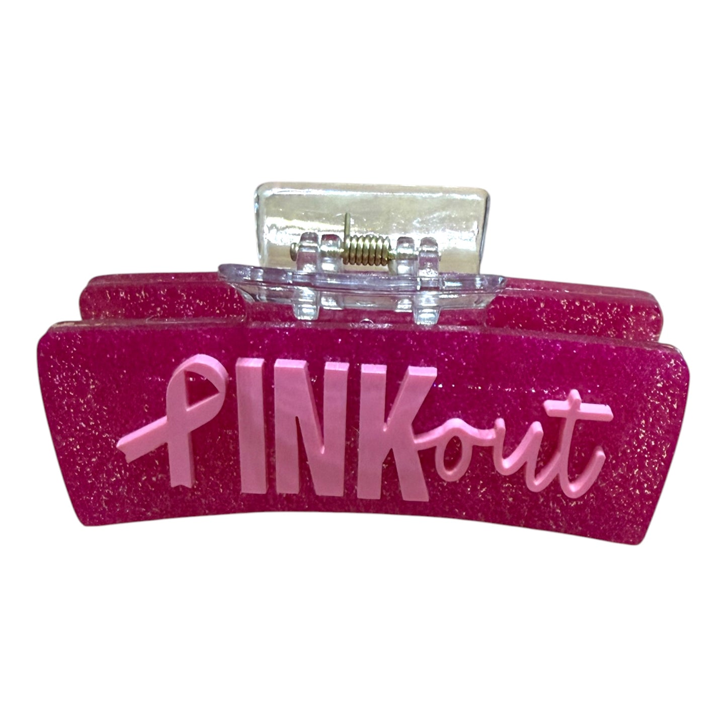 4” Pink Out Hair Clips