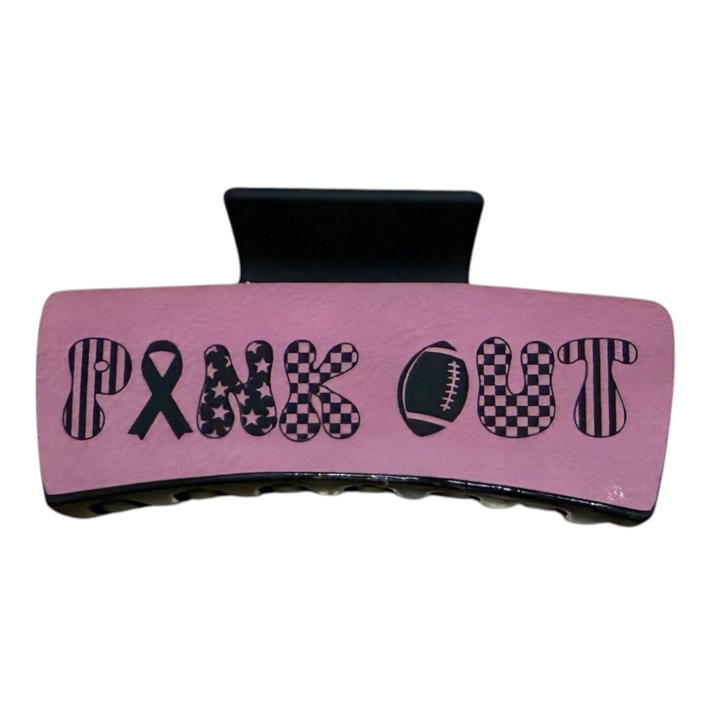 4” Pink Out Hair Clips