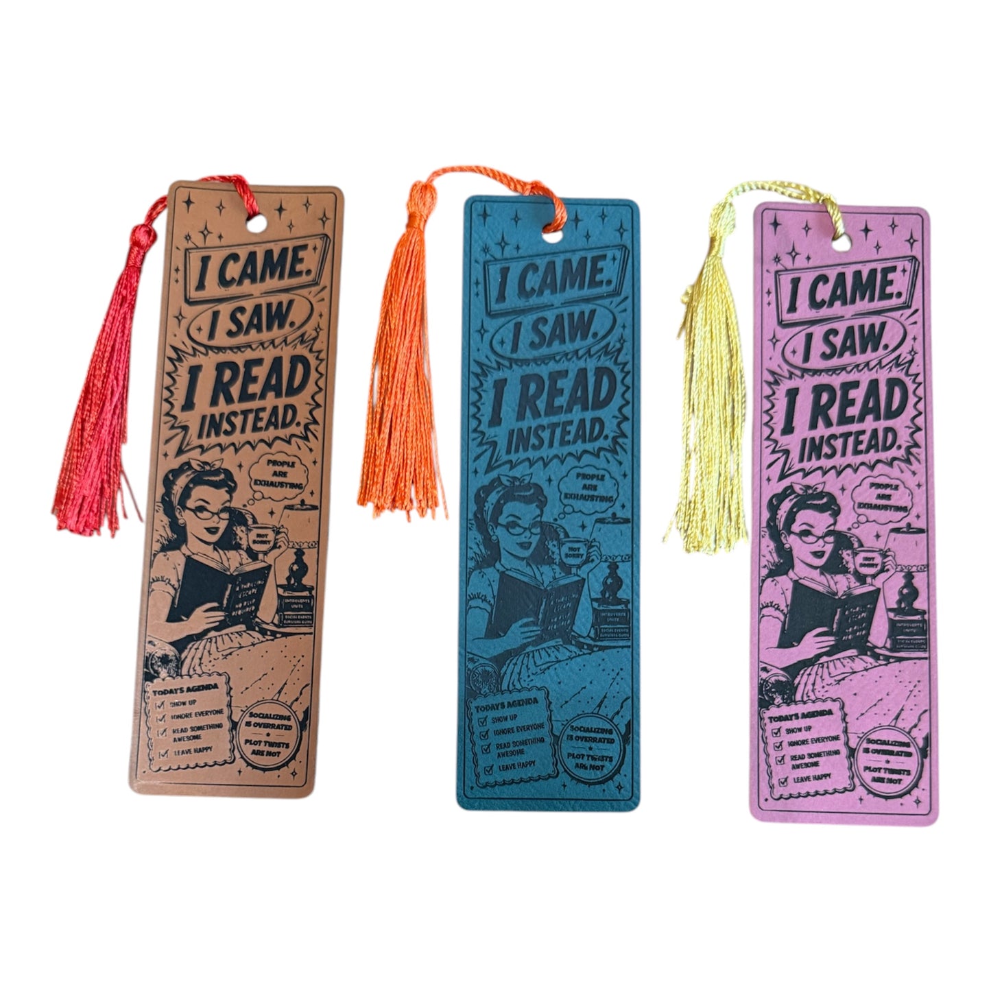 Leatherette Bookmarks
