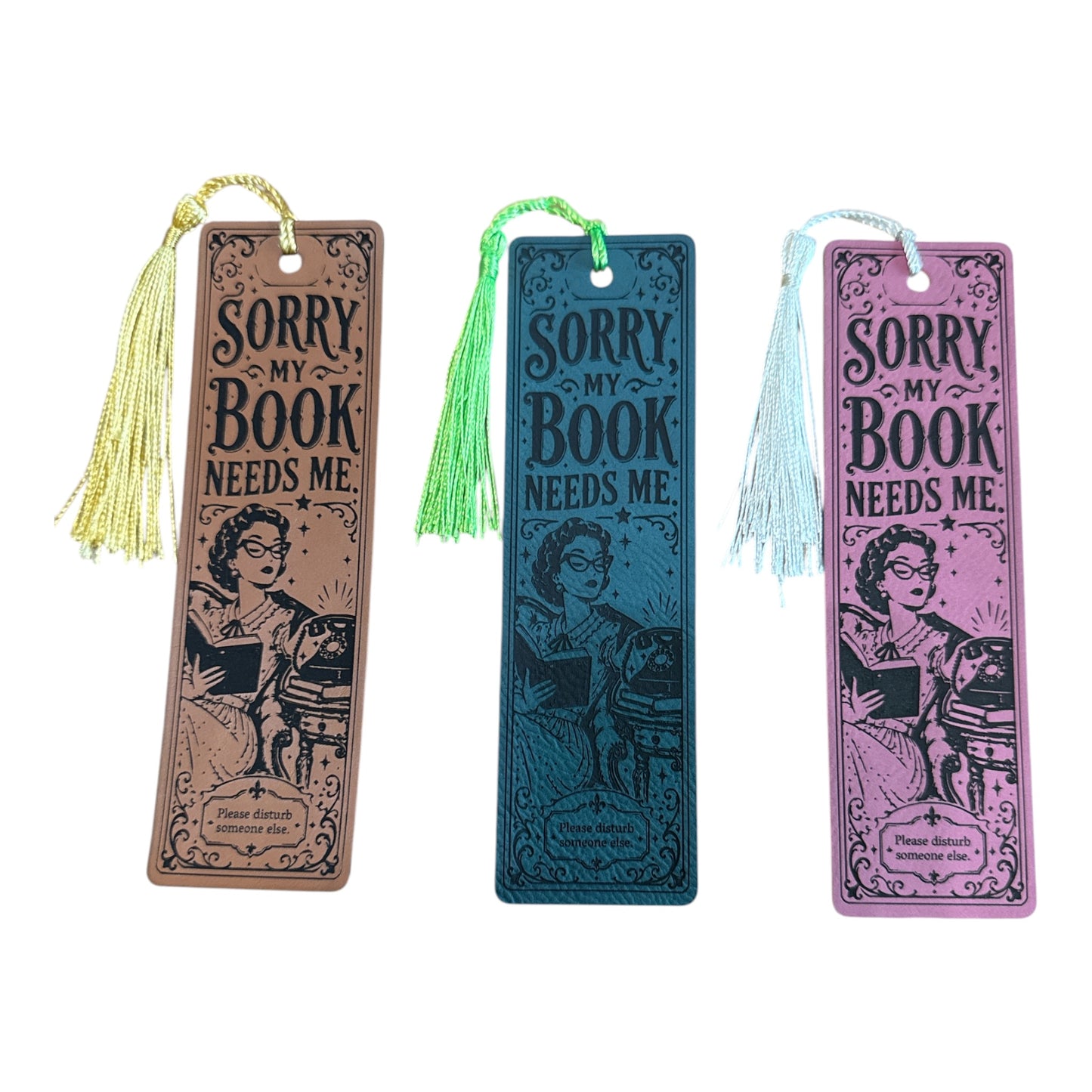 Leatherette Bookmarks