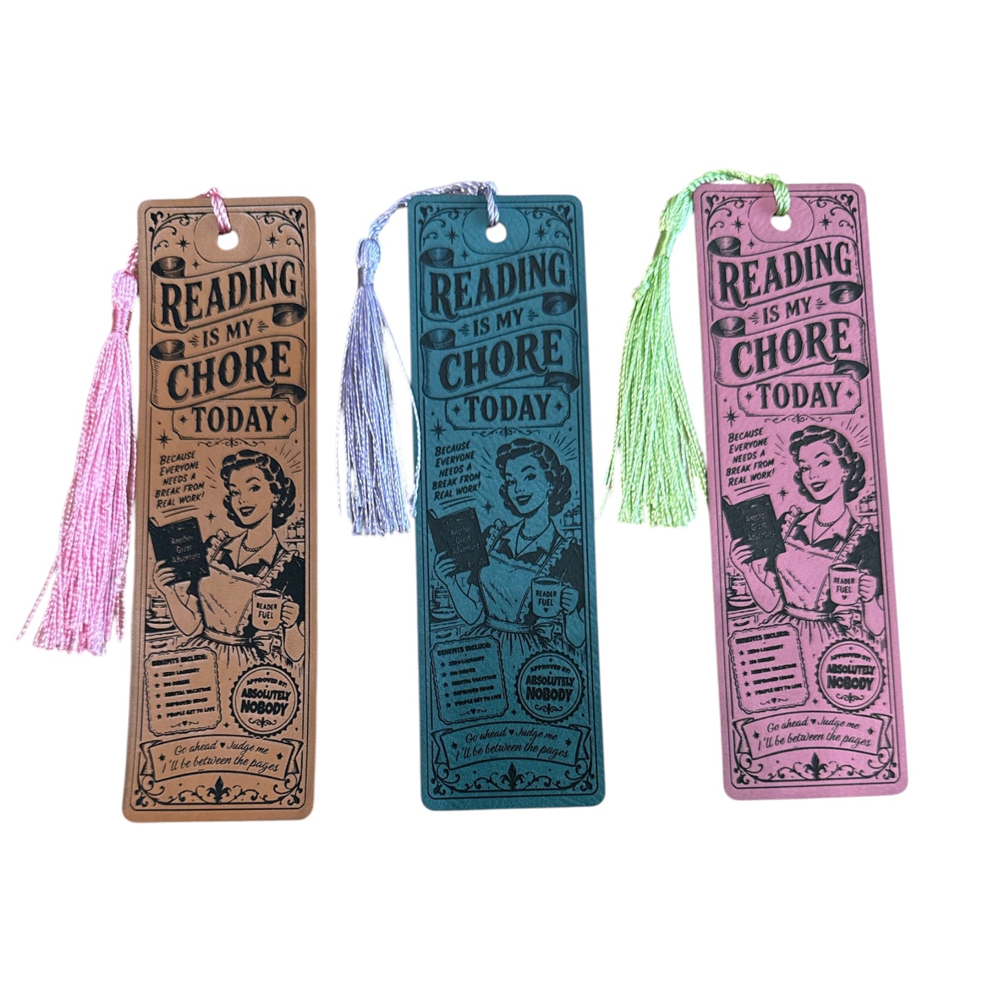 Leatherette Bookmarks
