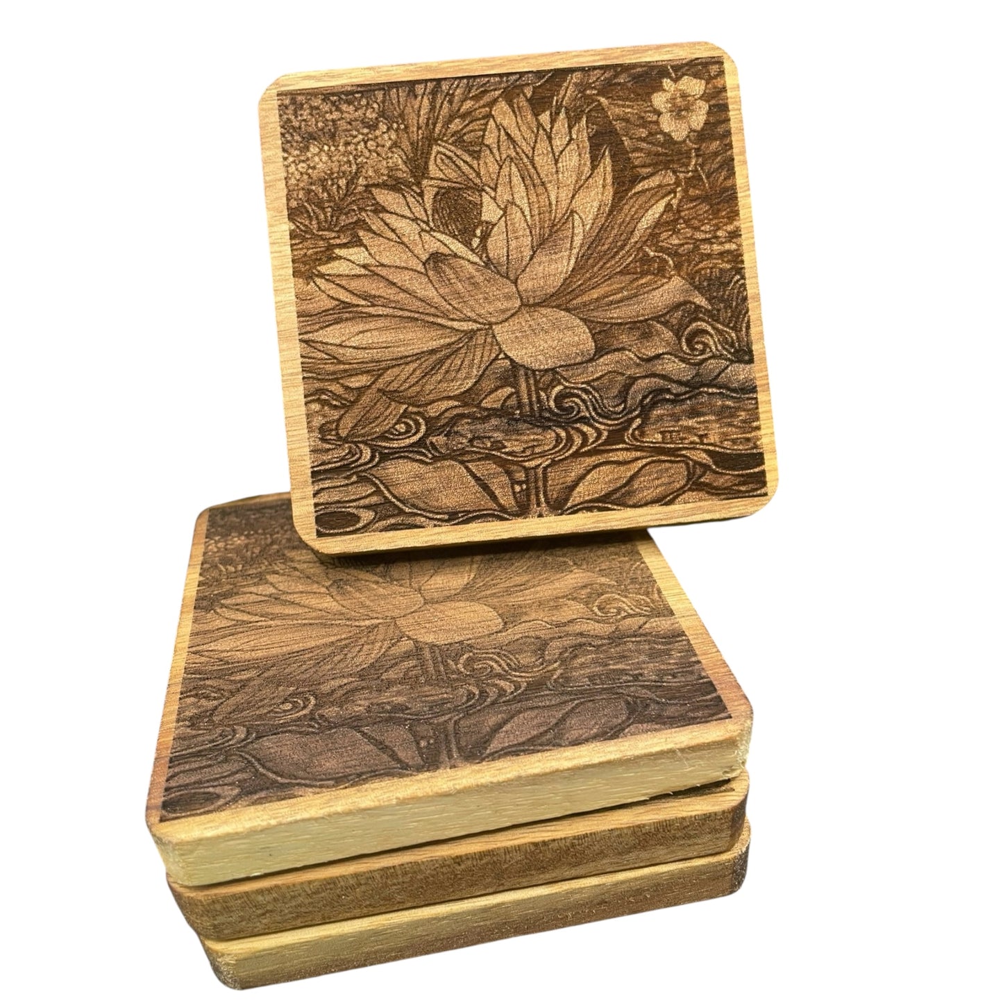 Incredible Lotus Coasters