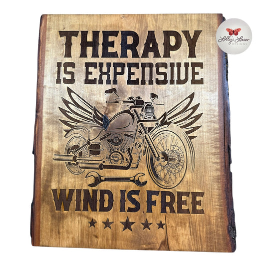 Motorcycle Wind Therapy Plaque