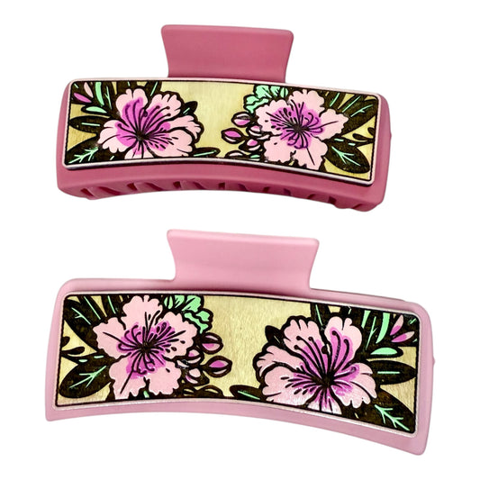 Rhododendron Hair Clip