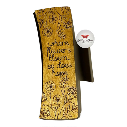 4" Where Flowers Bloom...Hope Hair Clip