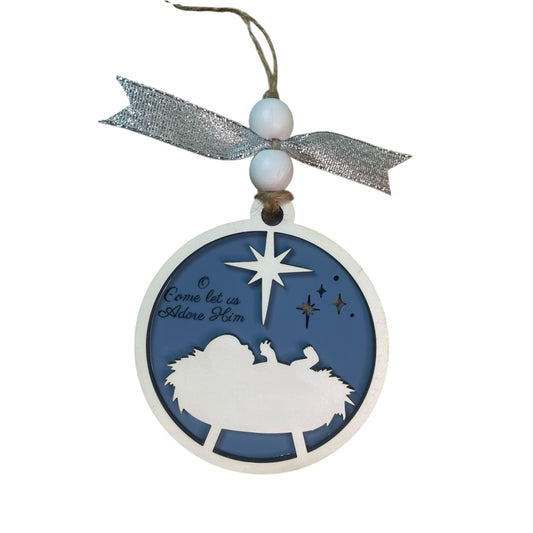 Baby Jesus Christmas Ornament