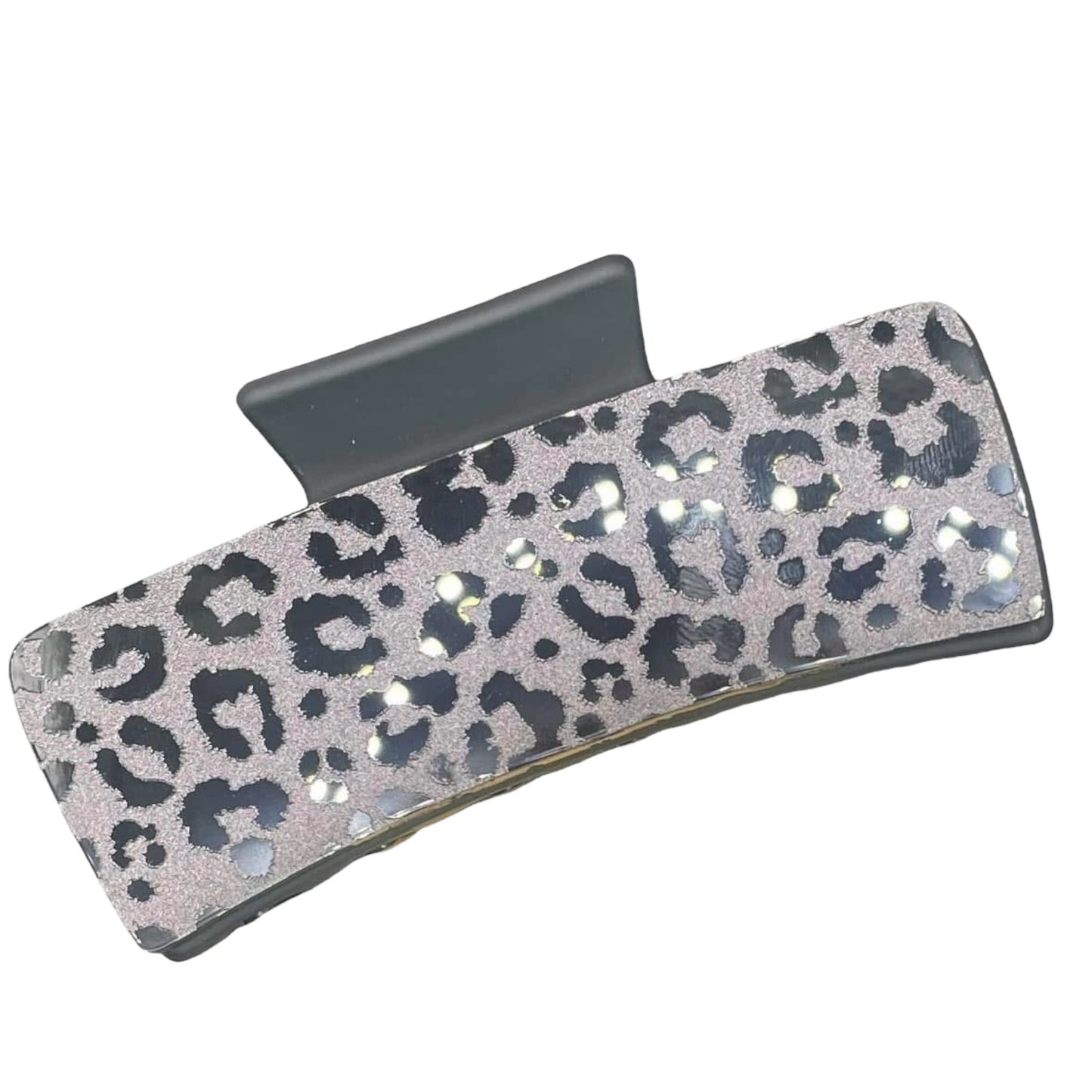 Black Leopard Print Hair Clip