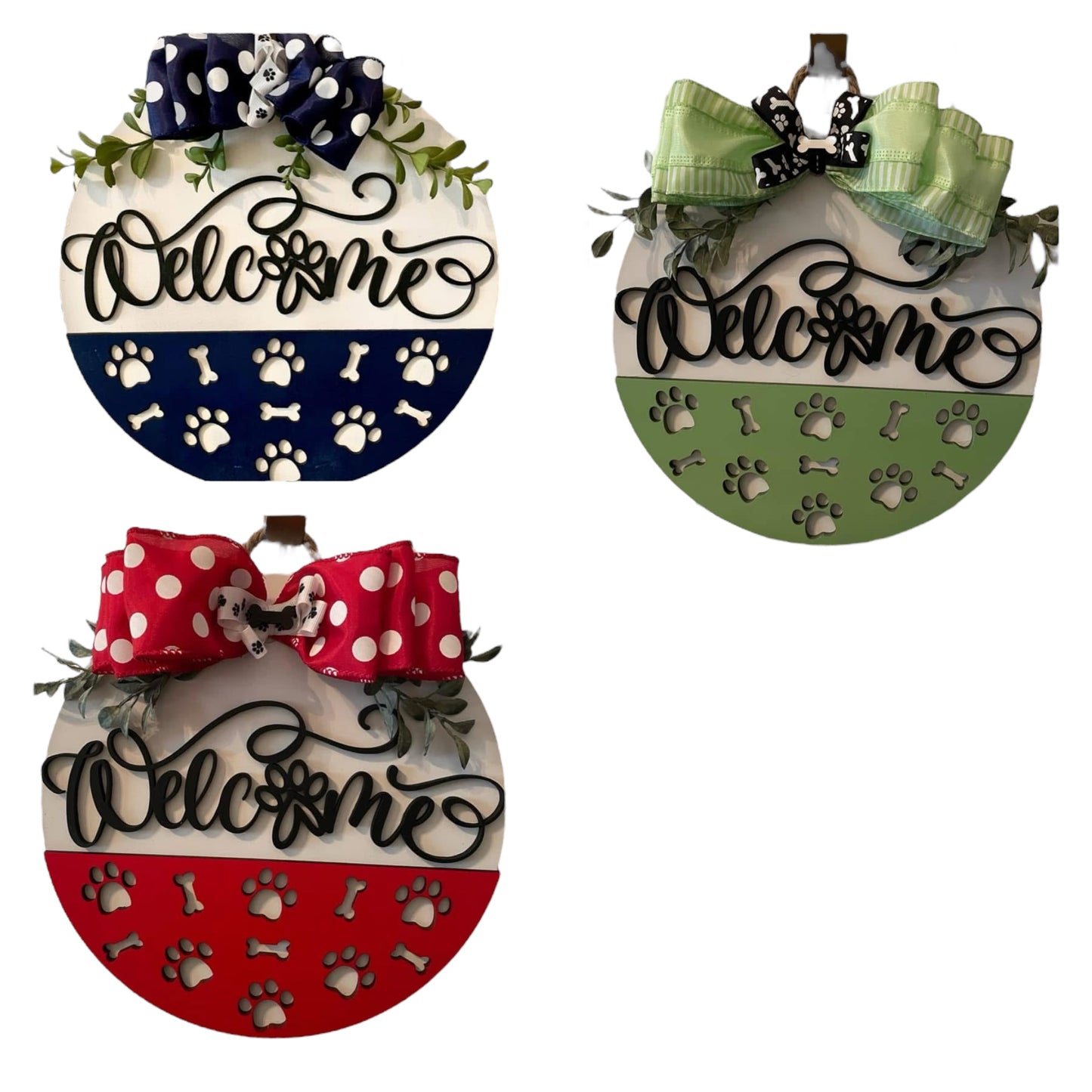 10.5” Welcome Dog Signs