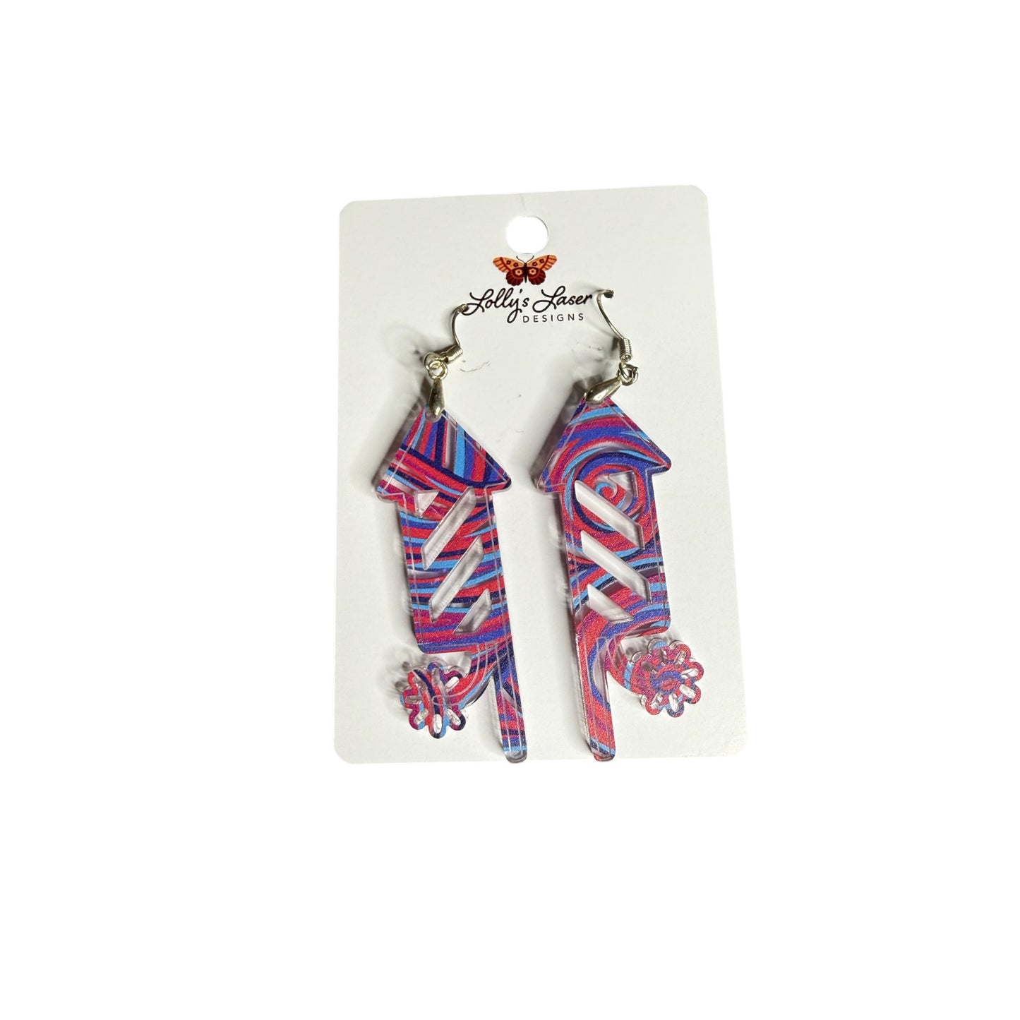 Rocket Dangle Earrings