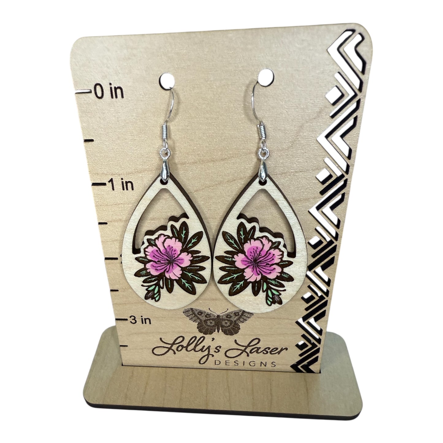 Rhododendron Dangle Earrings