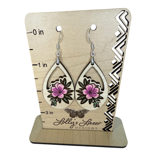 Rhododendron Dangle Earrings