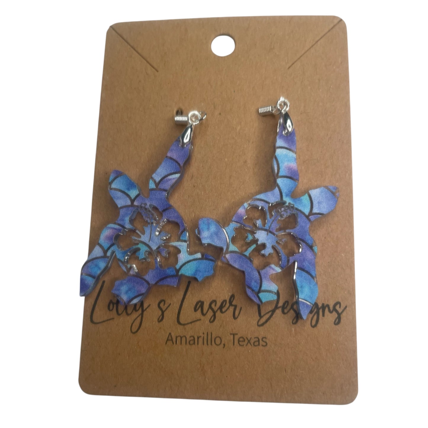 Sea Turtle Dangle Earrings