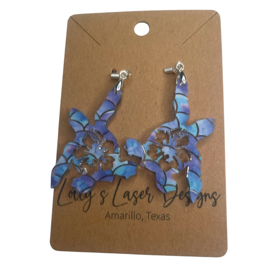 Sea Turtle Dangle Earrings