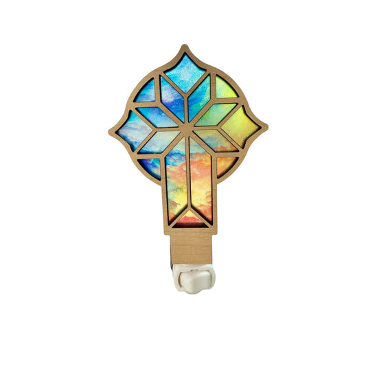 Stained Glass Window Night Light