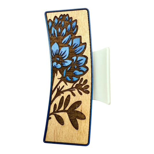 Texas Bluebonnet Hair Clip