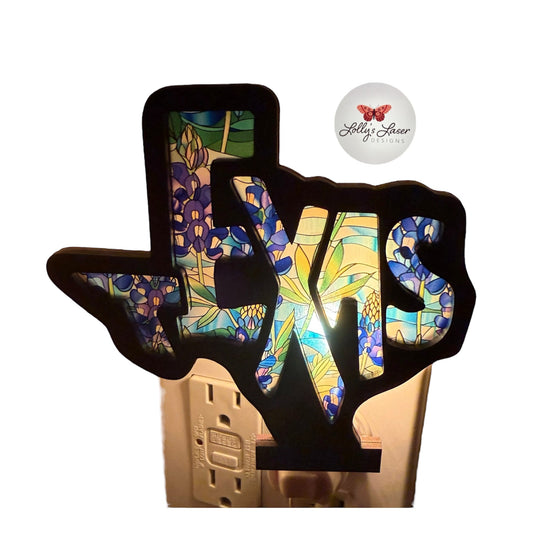 Texas Night Light with TEXAS