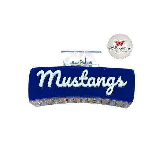 Mustangs 4” Hair Clip