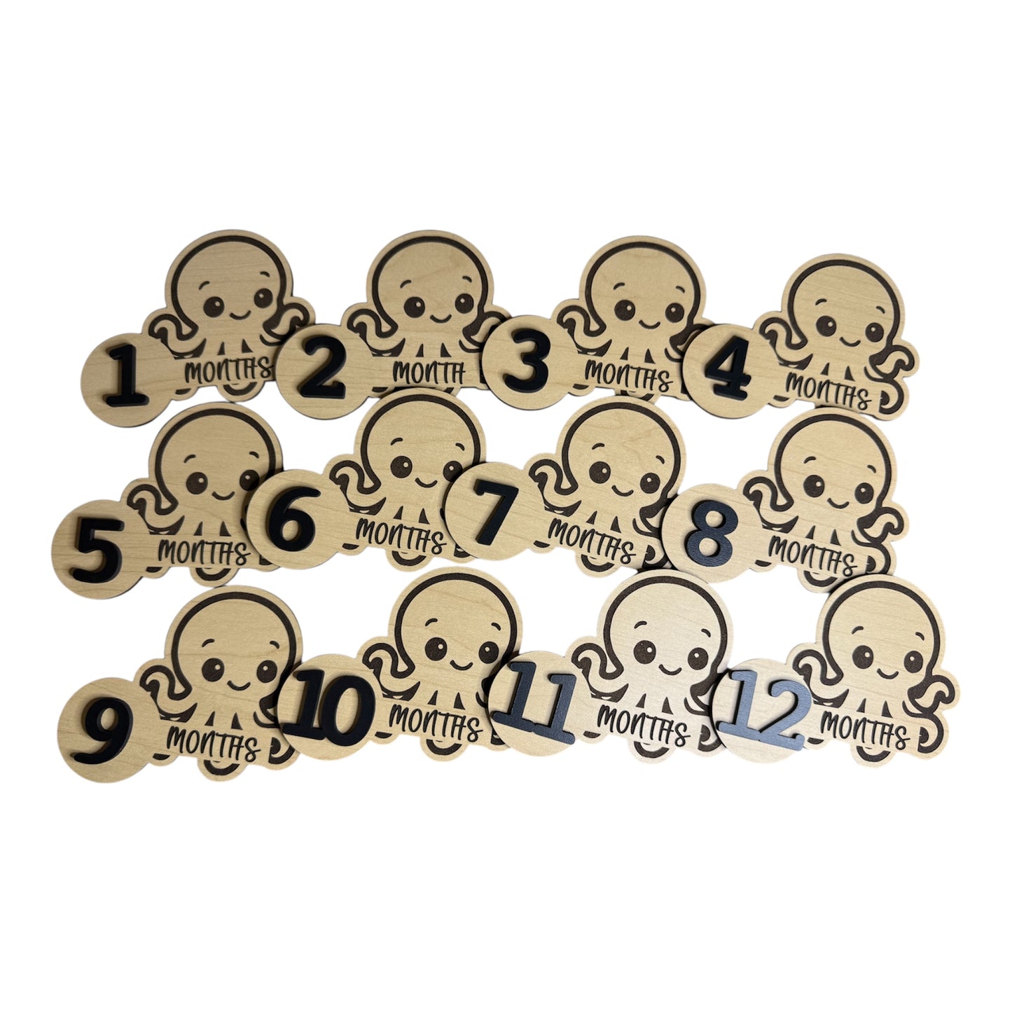 Octopus Baby Monthly Milestones