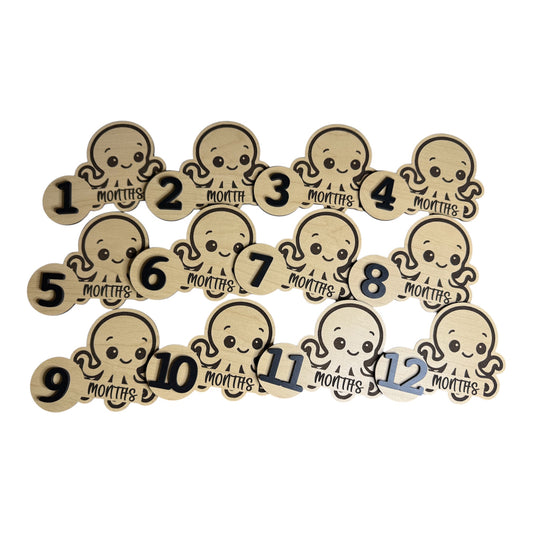 Octopus Baby Monthly Milestones